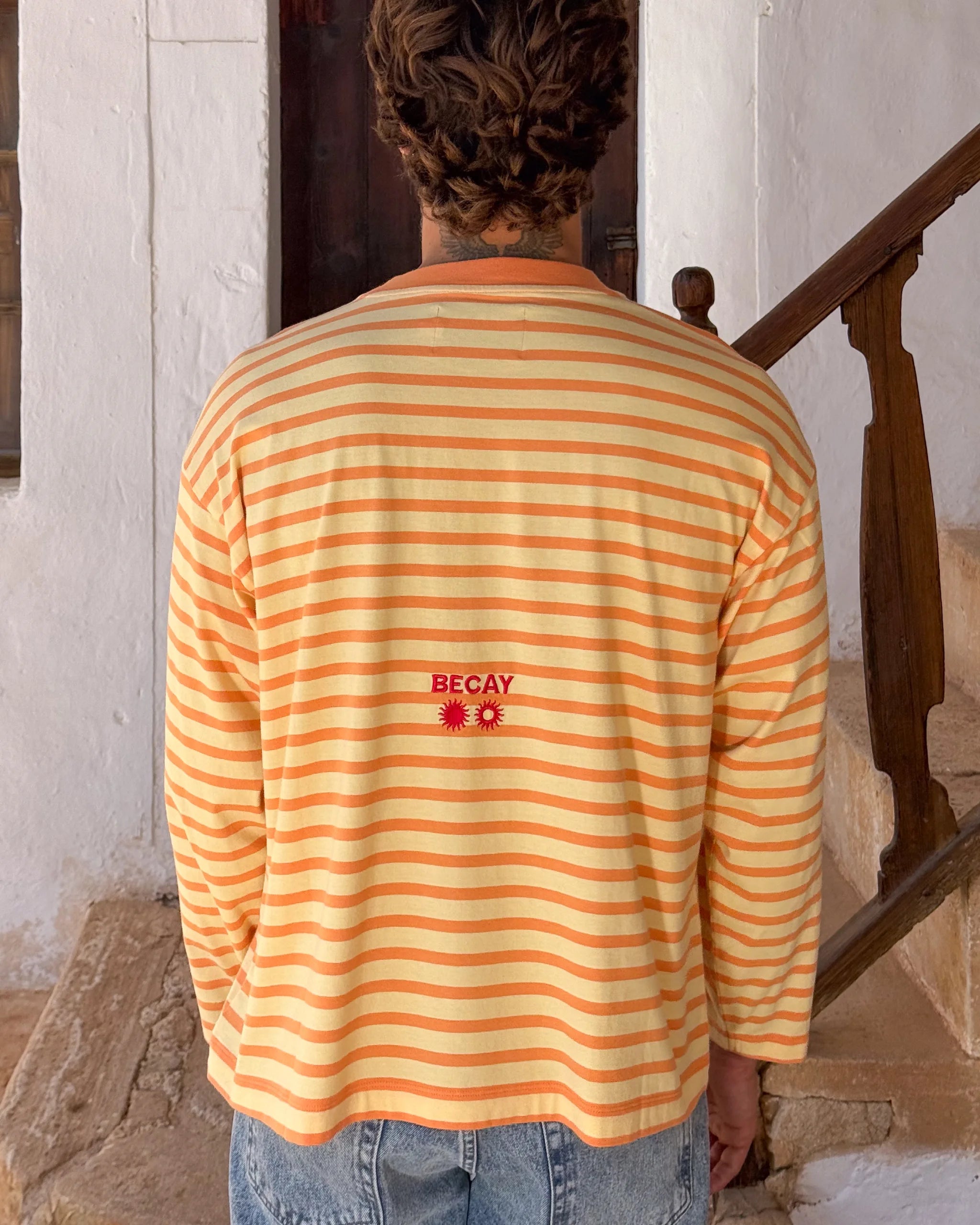 Stripes Longsleeve Yellow & Orange
