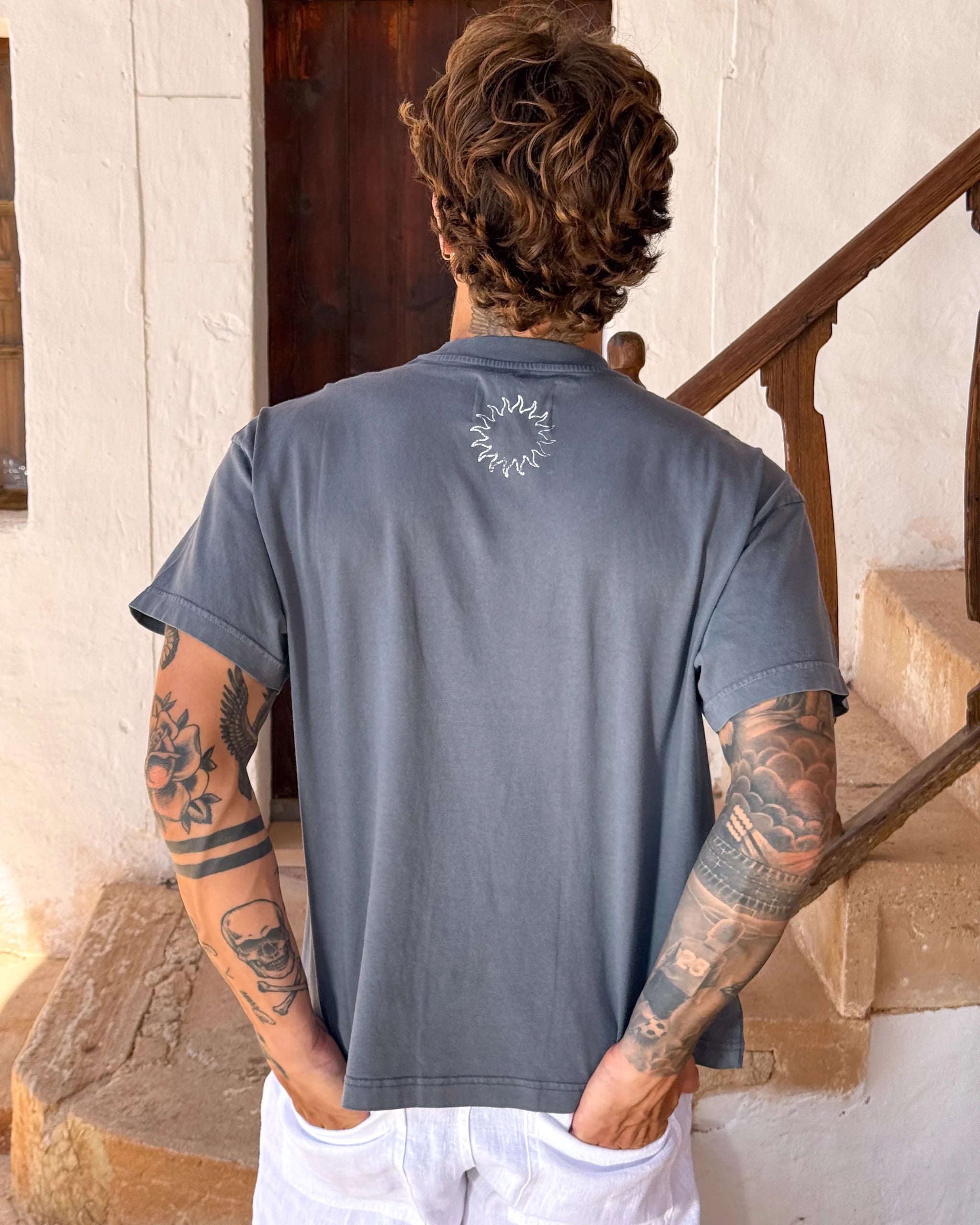 Script T-Shirt Grey