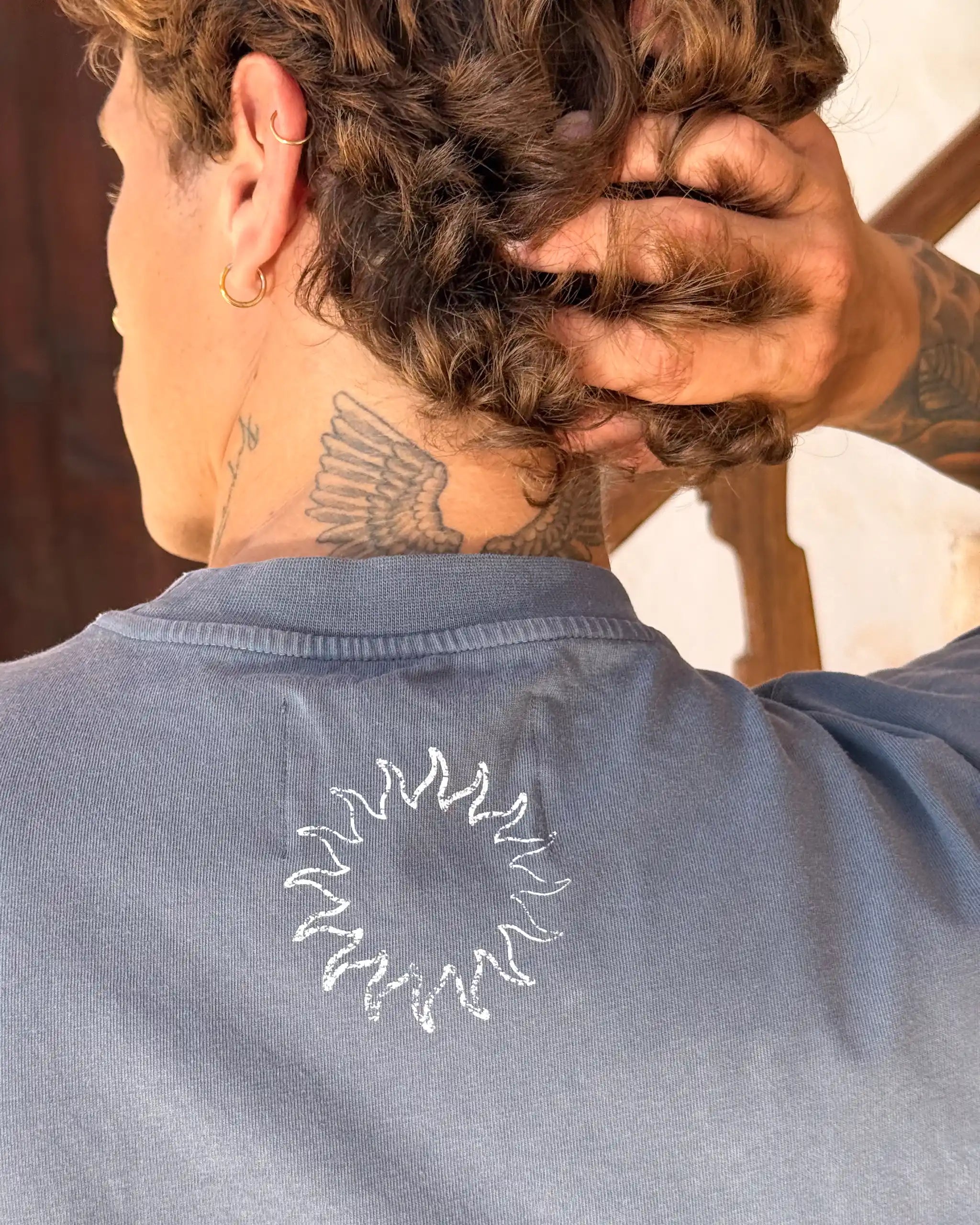 Script T-Shirt Grey