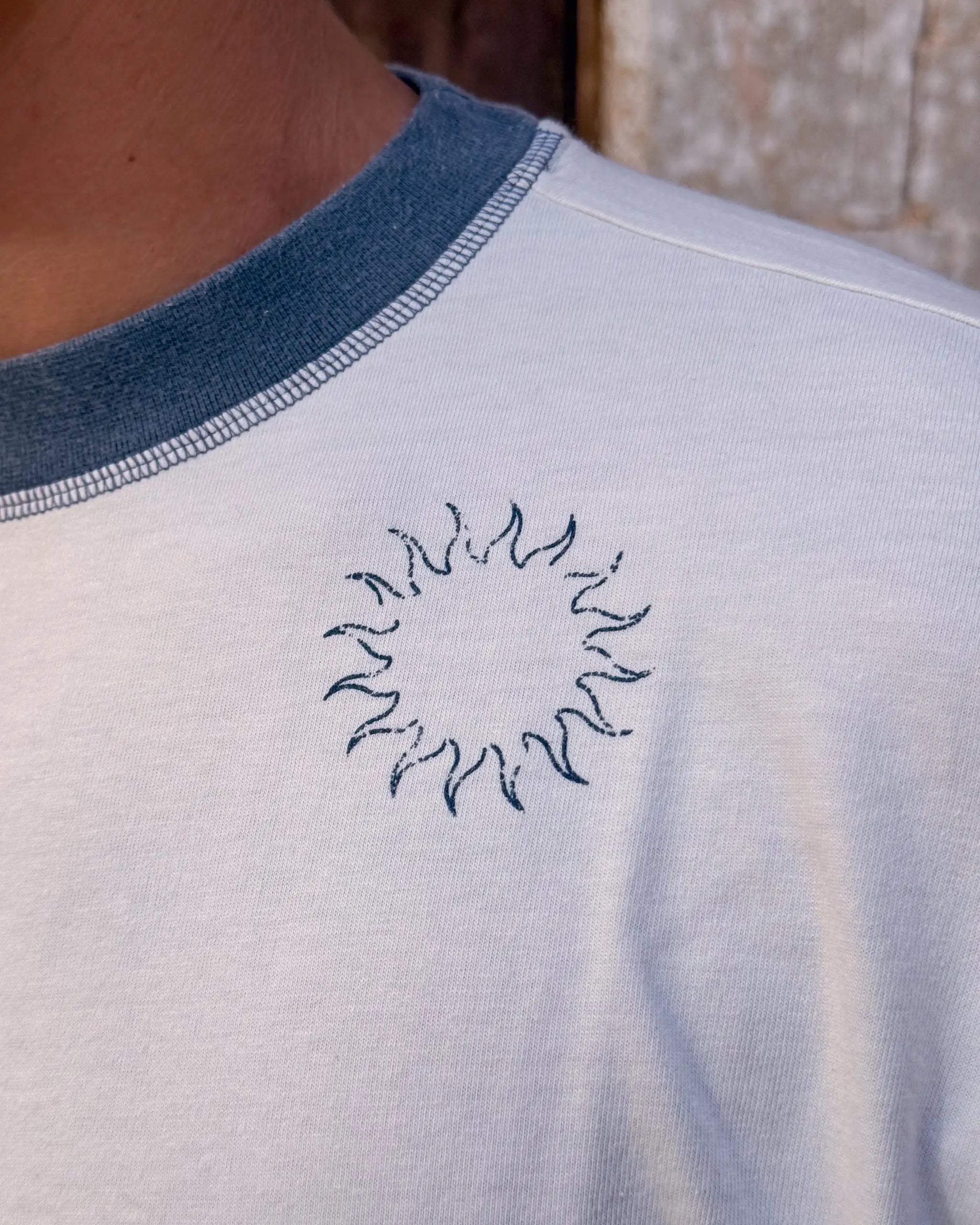 Rib T-Shirt Ecru
