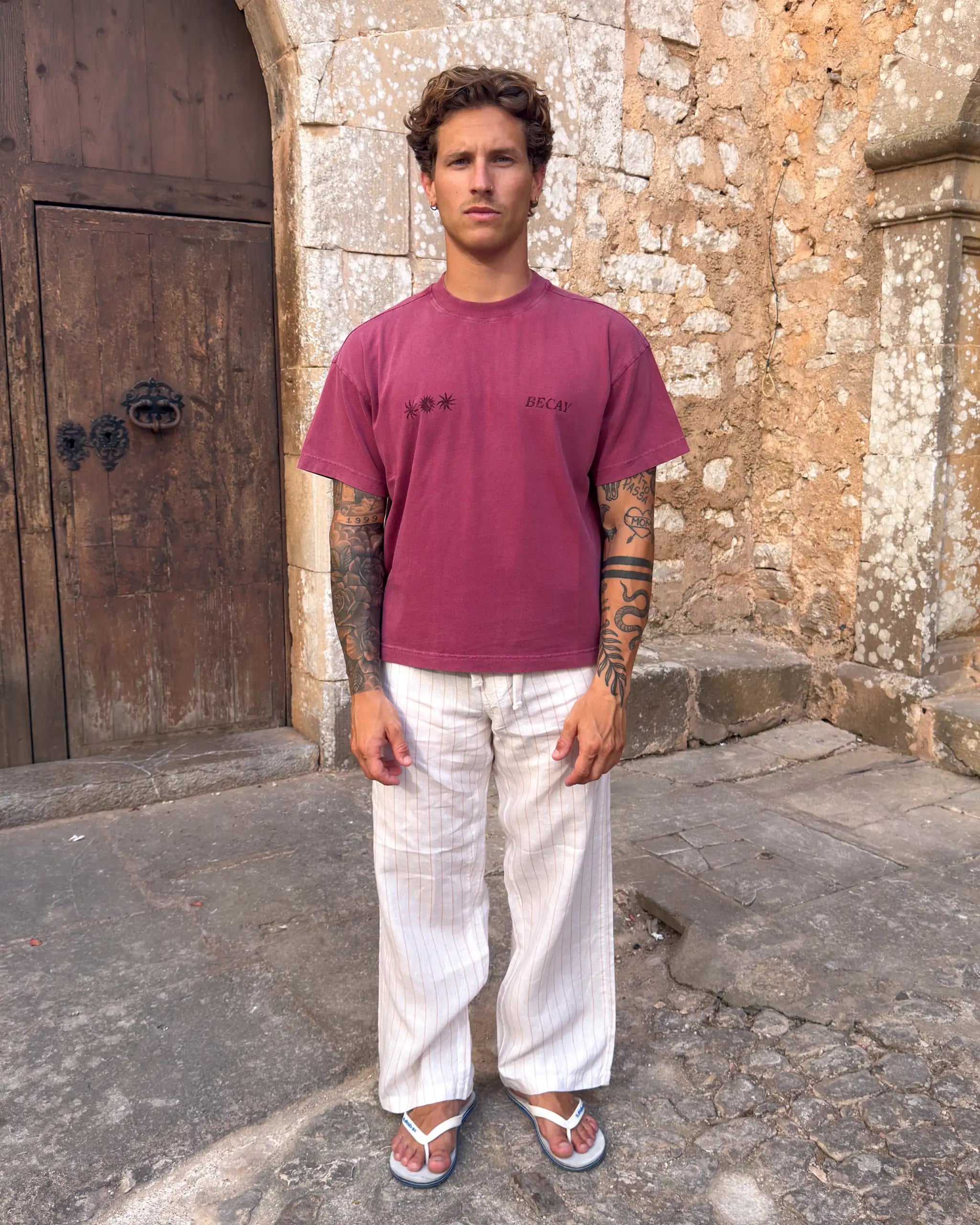 Club House T-Shirt Burgundy