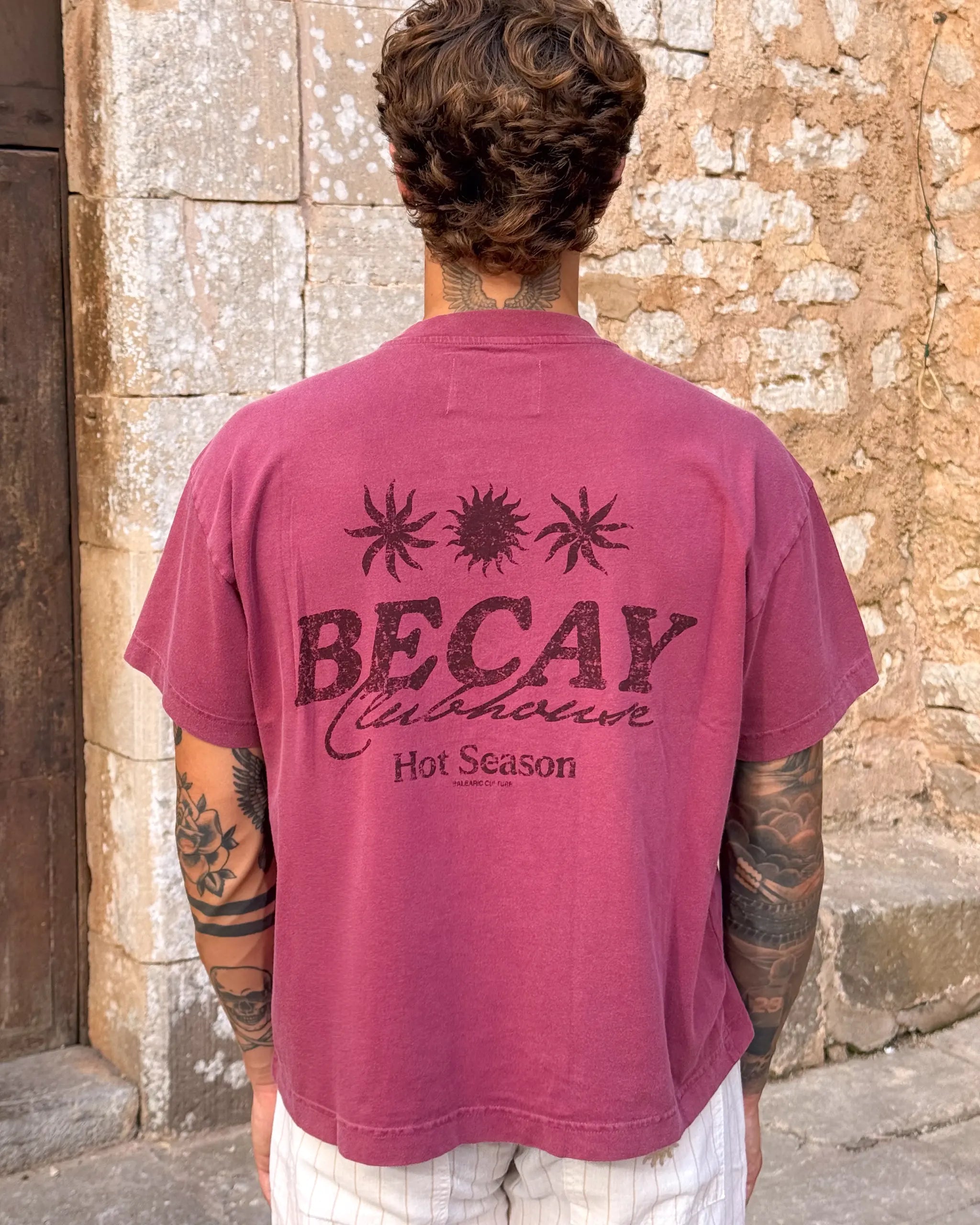 Club House T-Shirt Burgundy