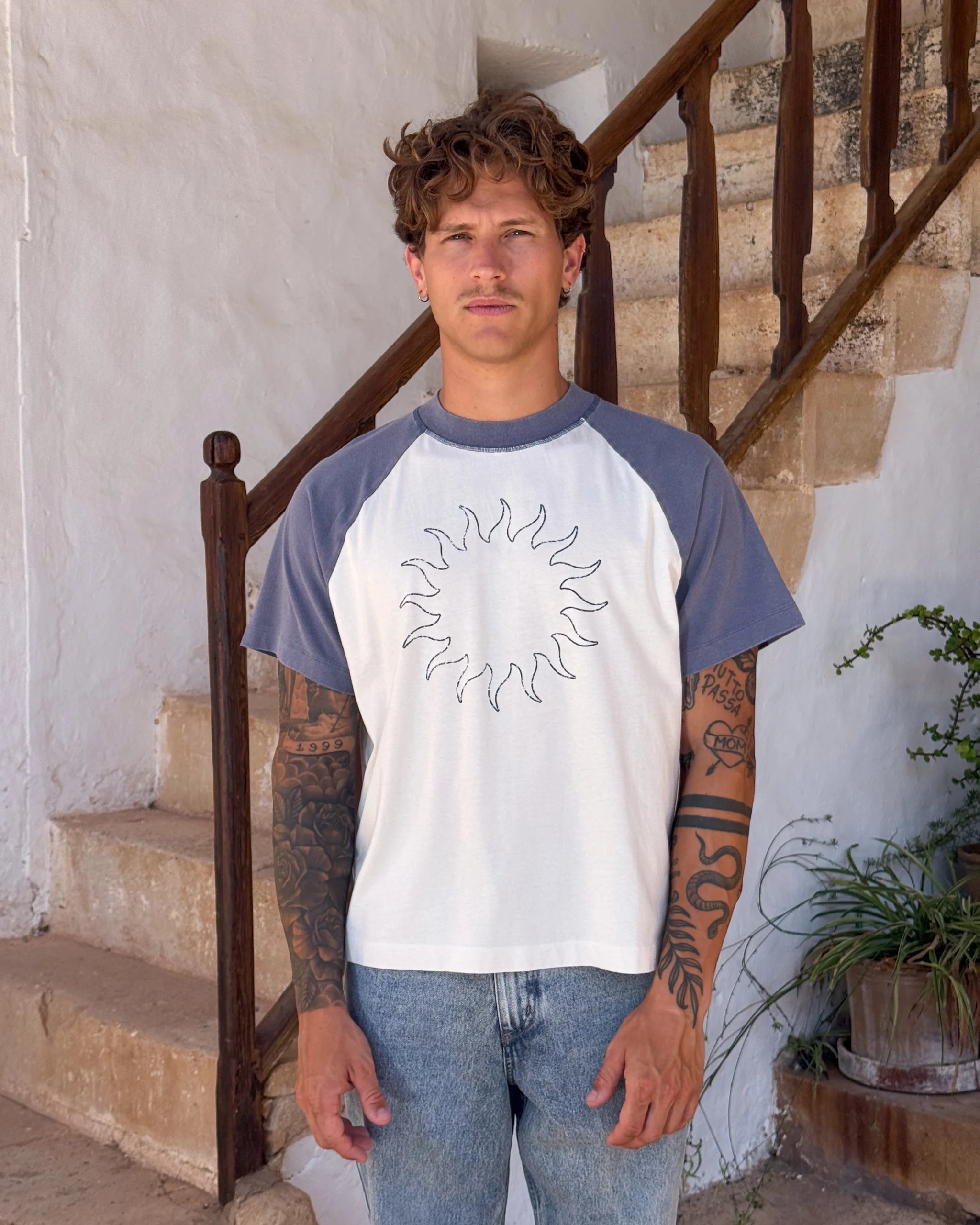 Retro T-Shirt Ecru