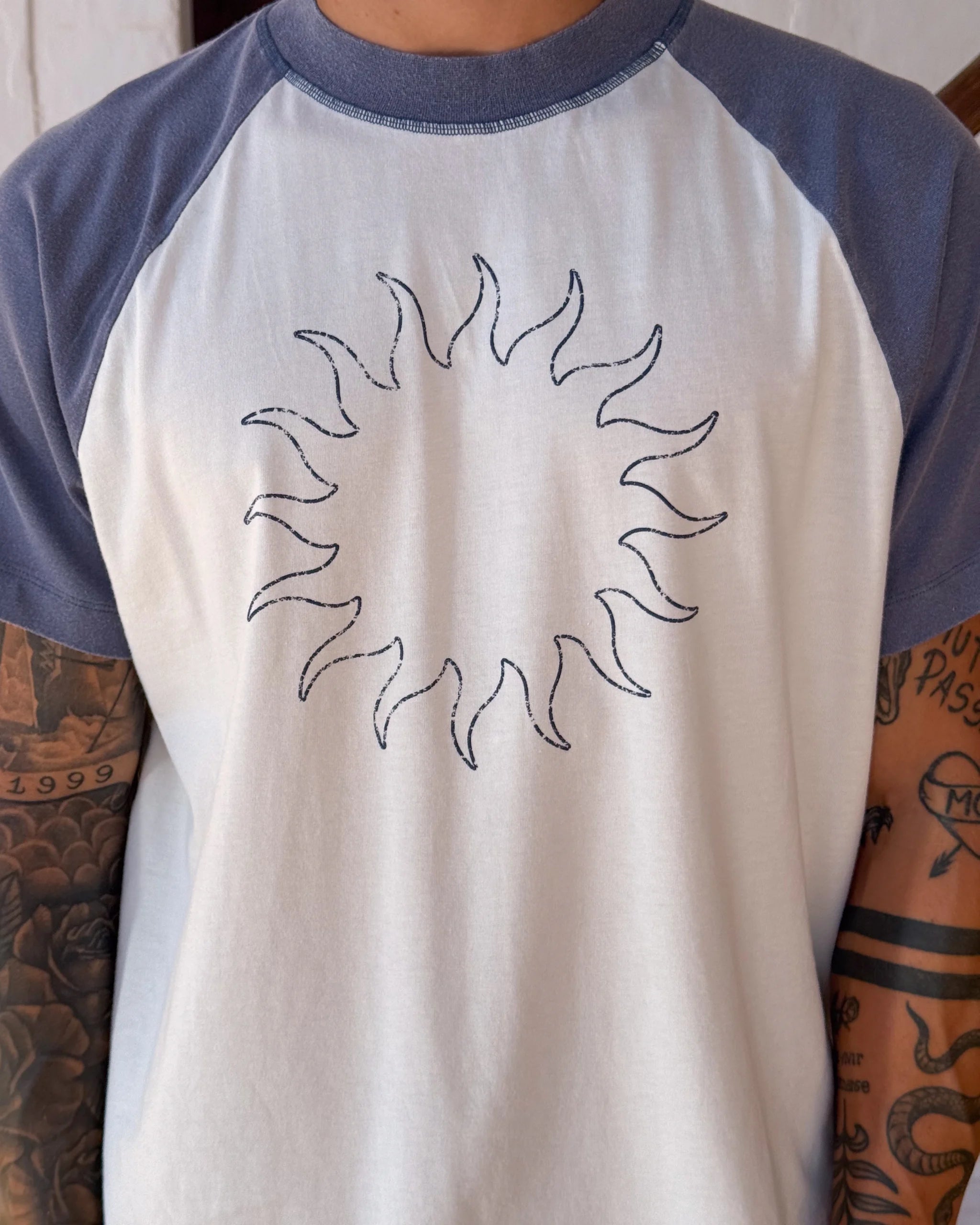 Retro T-Shirt Ecru
