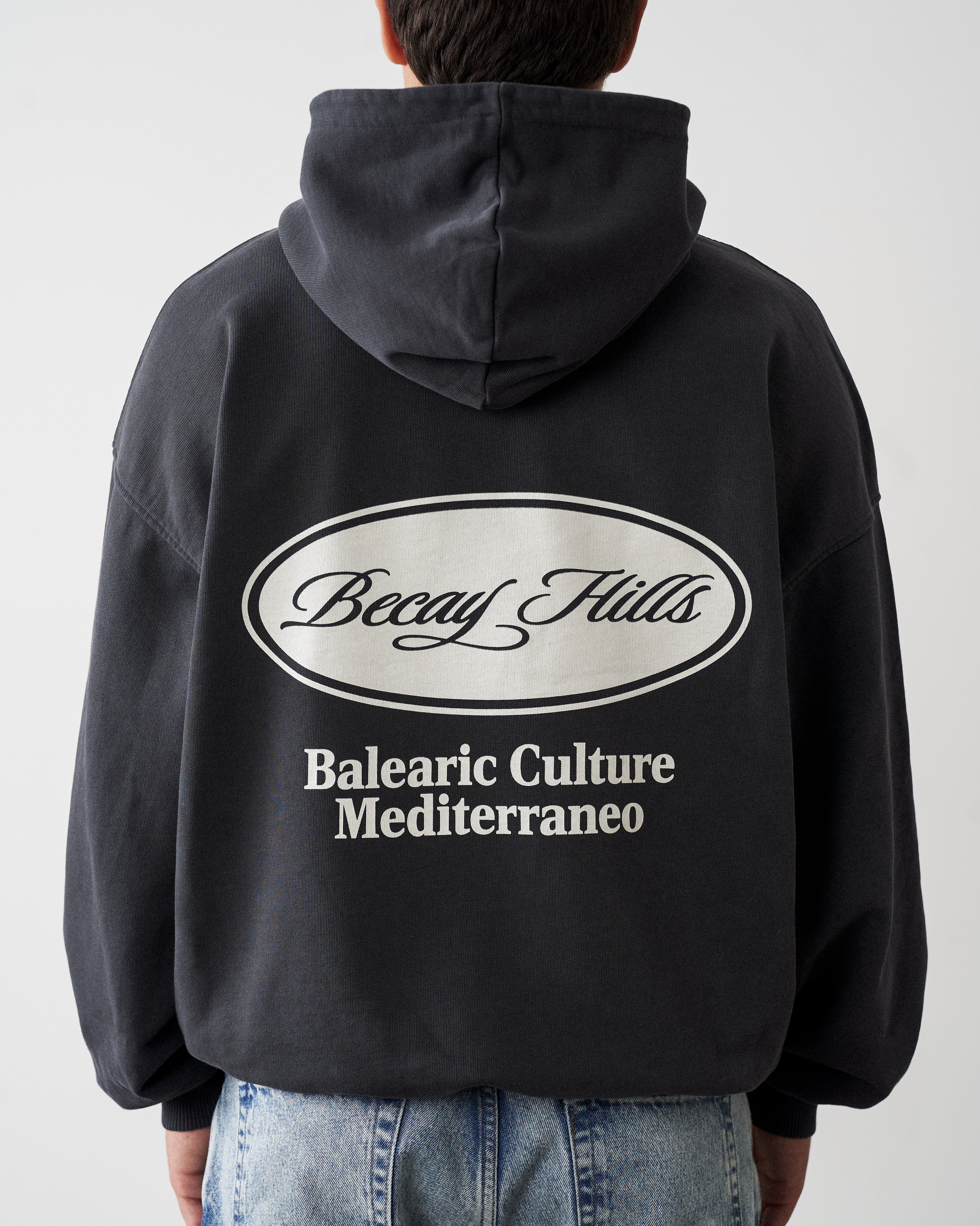 Stamp Hoodie Black