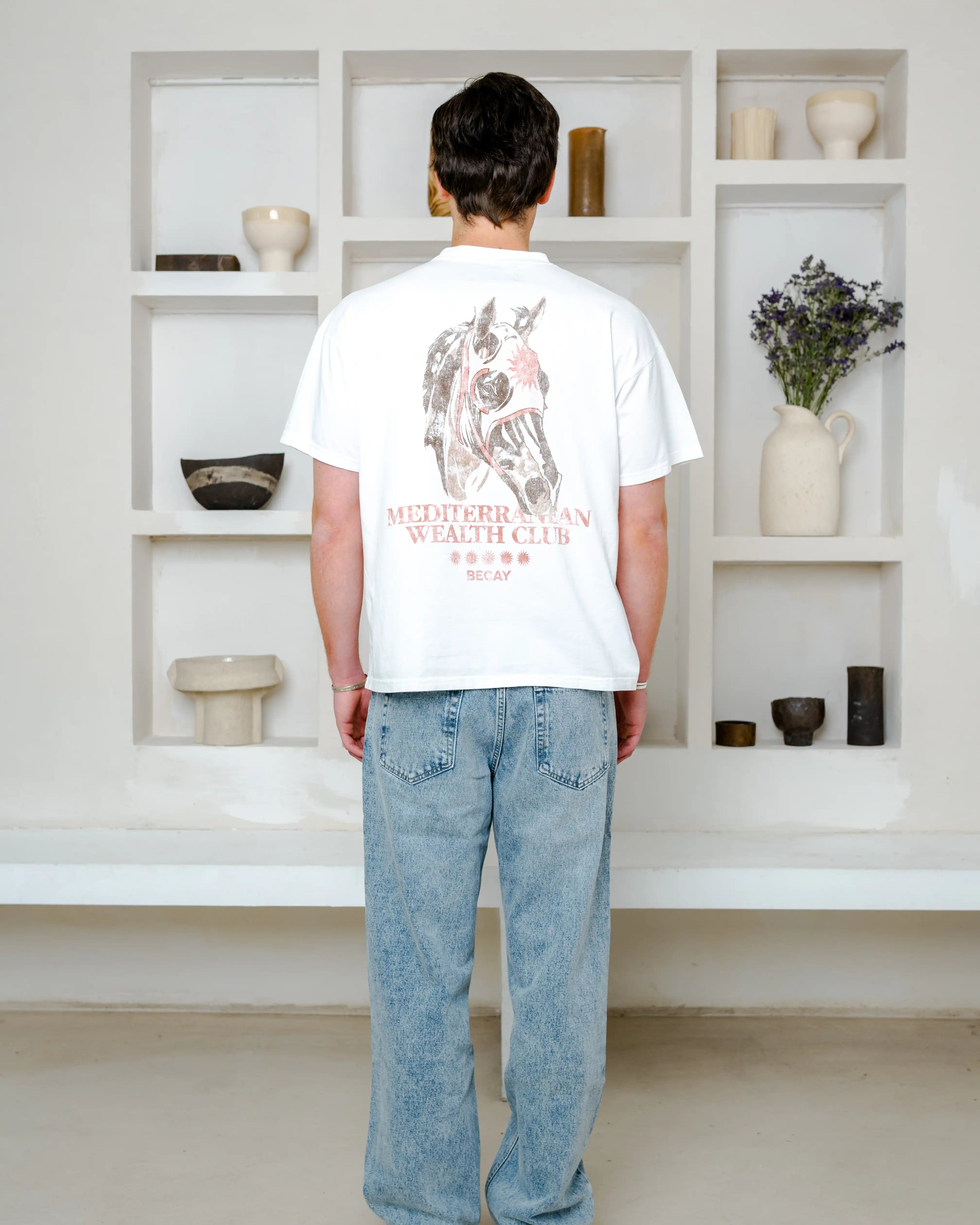Horse Mask T-Shirt White