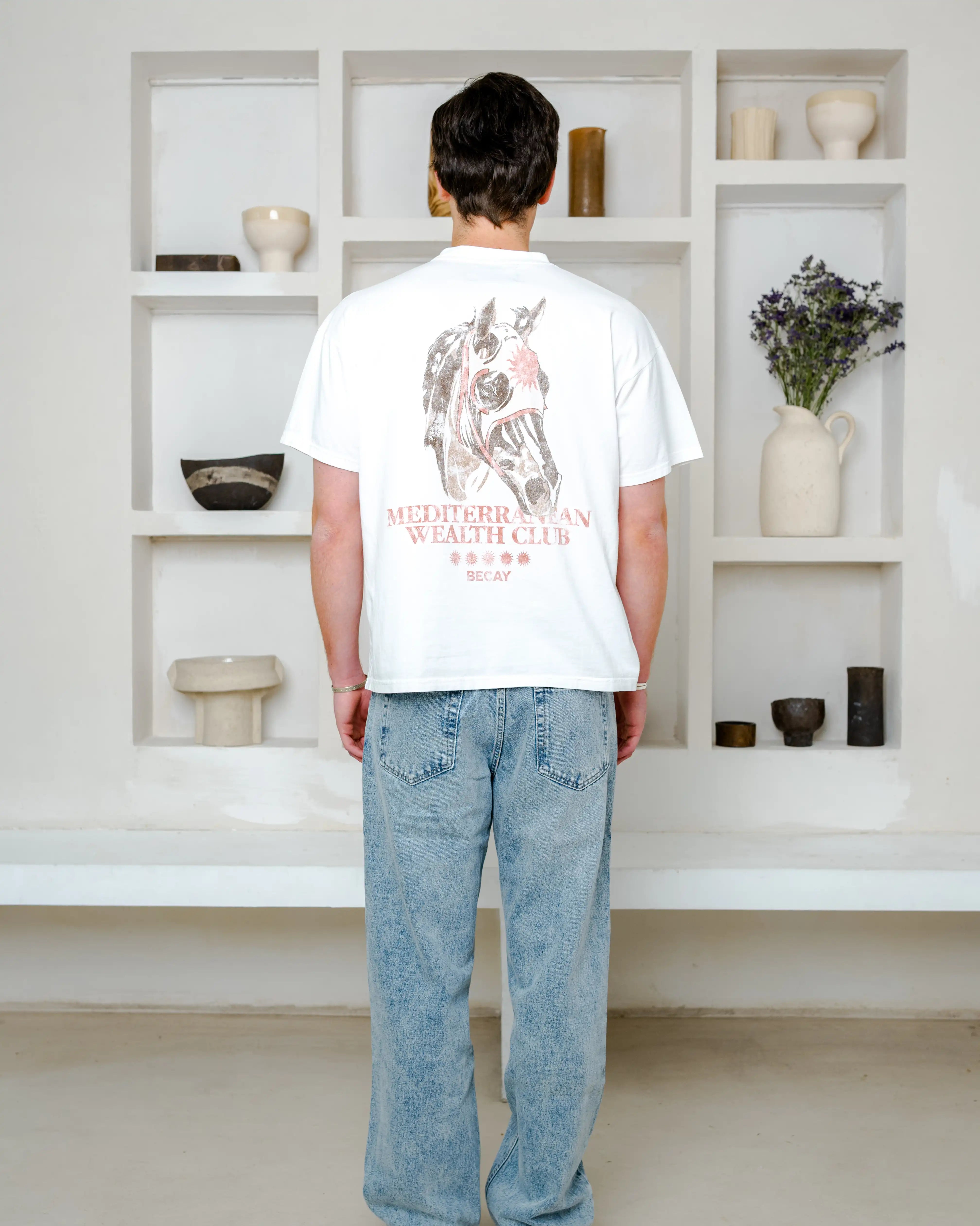 Horse Mask T-Shirt White