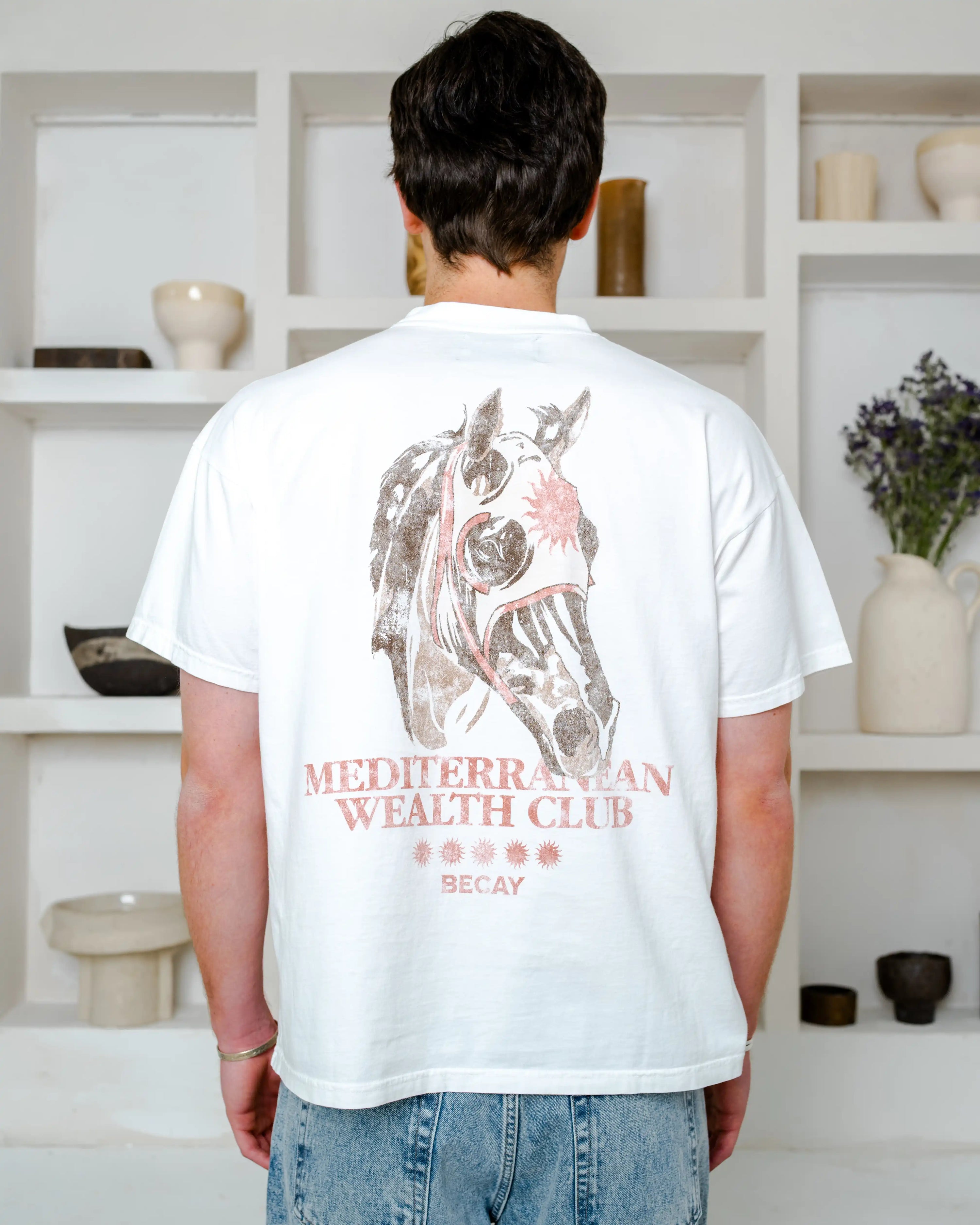 Horse Mask T-Shirt White
