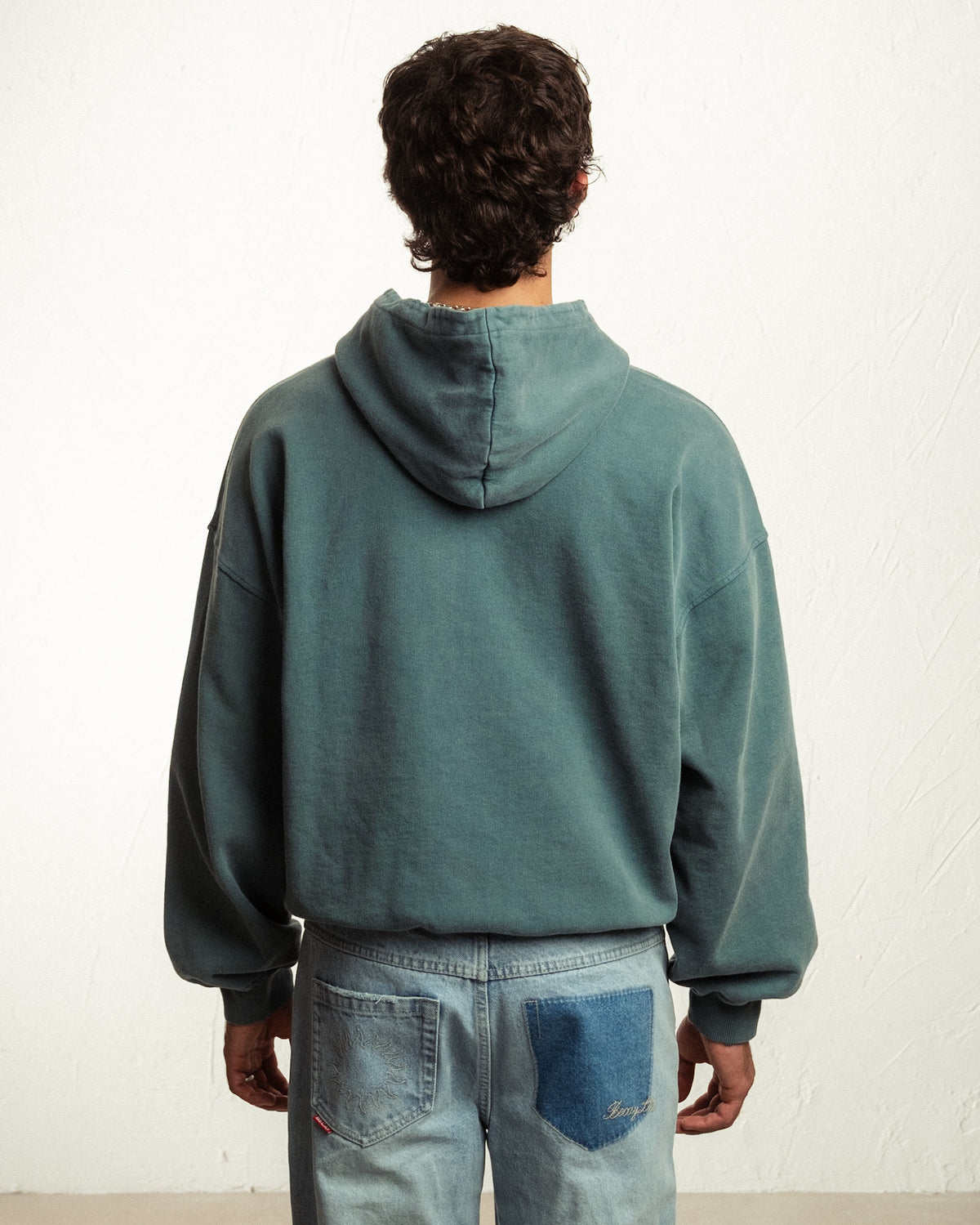 Sudadera con capucha Binibeca verde BECAY