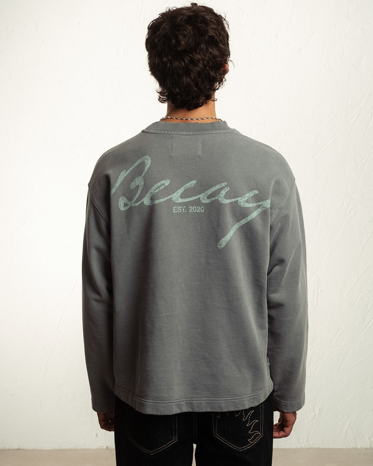 Sudadera sin capucha Marea gris BECAY
