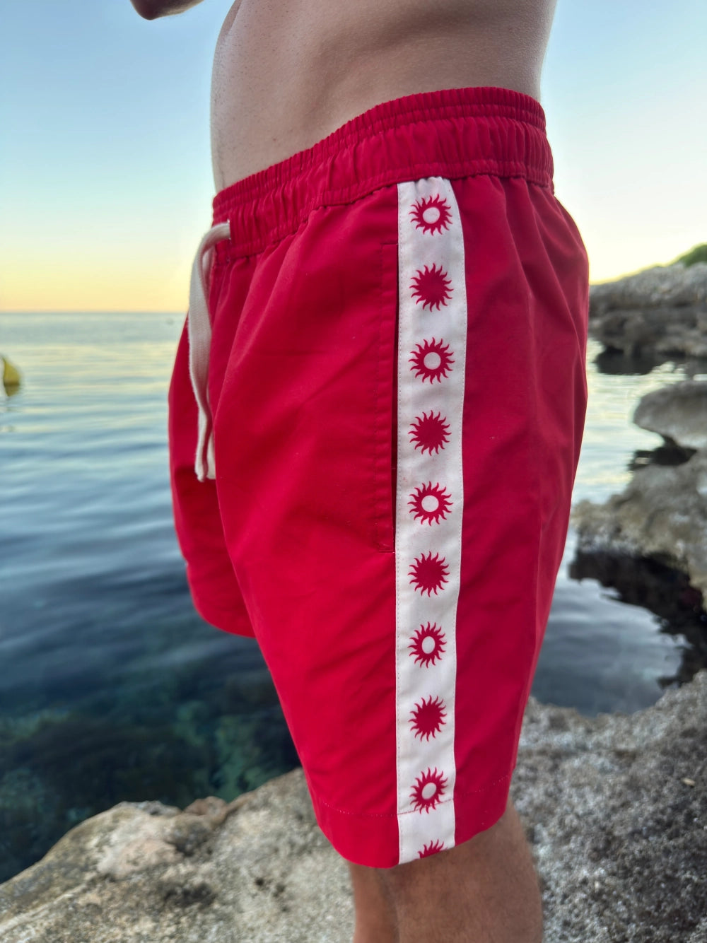 Pasamaneria Swim Trunk Red